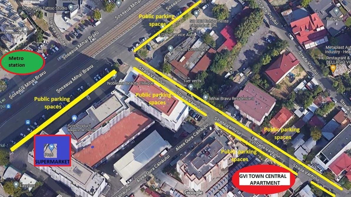 Gvitown Central Apartment Bucureşti Eksteriør bilde